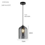 Qfdian  Nordic Simple Modern Creative Personality Light Luxury Bedside Restaurant Dining Room Cafe Internet Red Ins Glass Chandelier