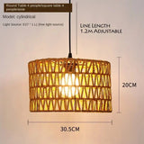Qfdian  Spain Sisal Hemp Rope Pendant Light Ceiling Lamp Lustre Hanging Chandelier Iron Hand Braiding Rustic Retro for Dining Room Decor