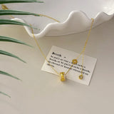 Qfdian  Minimalist Clavicle Chain Necklace for Women High End Luxury Cool INS Style Niche Design Dainty Chain Jewelry Birthday Gift