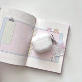Qfdian  Cute fish rolls are suitable for Apple earphone case airpods4 wireless bluetooth earphone case.