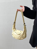 Qfdian Luxury Design Fashion Sweet Y2k Aesthetic Shoulder Bag Korean Chic Kawaii Star Handbags All Match Office Lady Crossbody Bags