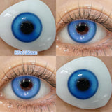 Qfdian  1pair New Fashion Cosplay Contact Lenses for Eyes Brown Lenses Myopia Color Contact Lenses Halloween Beauty Blue Lenses