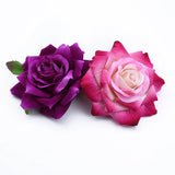 Qfdian  50PCS 10CM Big Roses Artificial Flower Home Decoration Christmas Wreaths Wedding Bridal Accessories Clearance Headwear Brooch