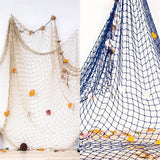 Qfdian Fishing Net Wall Hangings Ornament Studio Prop Room Home Decoration Mediter Sea Stickers Marine Over The Garden Crafts Nautical