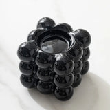 Qfdian  Bubble Ball Candle Holder Ceramics Desktop Candlesticks for Candles Minimalist Candlestick Wedding Centerpieces Home Decor Gifts