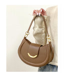 Qfdian 2025 New Y2k Aesthetic Simple Fairy Underarm Bag Women Trendy All Match Top-Handle Bags Vintage Casual Fashion Shoulder Handbags