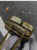 Qfdian Streetwear Fashion Women Purses and Handbags Office Lady Vintage All Match Shoulder Bags 2025 Casual Y2k Aesthetic Underarm Bag