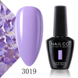 Qfdian  15ml 334 Blue Pink Colors Nail Gel Polish Soak Off UV LED Nail Lacquer Varnish Semi Permanent Nail Art Gel For Nail Art