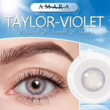 Qfdian Taylor Violet 14.0mm 1 Pair | 1 Year