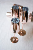 Qfdian Elegance Rose Gold Goblet