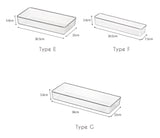 Qfdian Transparent Drawer Sorting Compartment Organizer