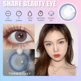 Qfdian Twinkle Gray 14.0mm 1 Pair | 1 Year