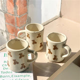 Qfdian Teddy Bear Cozy Coffee Mug