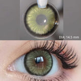 Qfdian 1 Pair Color Contact Lenses for Eyes Natural Brown Lenses Beauty Fashion Red lense Blue Lenses Green Eye Contact