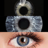 Qfdian 1 Pair Color Contact Lenses for Eyes Natural Brown Lenses Beauty Fashion Red lense Blue Lenses Green Eye Contact