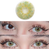 Qfdian 1 Pair Color Contact Lenses for Eyes Natural Brown Lenses Beauty Fashion Red lense Blue Lenses Green Eye Contact