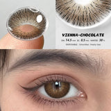 Qfdian Vienna Chocolate 14.5mm 1 Pair | 1 Year