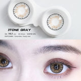 Qfdian 3TONE Gray 14.5mm 1 Pair | 1 Year