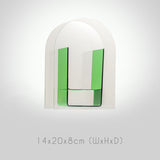 Qfdian Geometric Colorful Acrylic Flower Vase