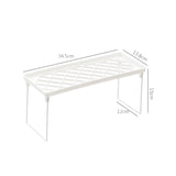 Qfdian White Desktop Shelf Organizer