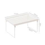 Qfdian White Desktop Shelf Organizer