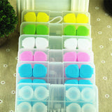 Qfdian Container Set Contact Lenses Case Travel Contact Lenses Partner 6 Pairs