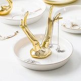 Qfdian Animal Figurine Elegance Trinket Dish