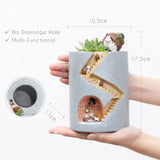 Qfdian Animal Secret Home Cute Plant Pot