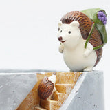 Qfdian Animal Secret Home Cute Plant Pot