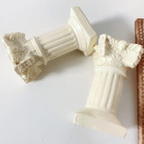 Qfdian Antique Pillar Candlestick