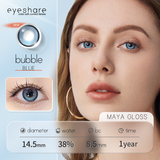 Qfdian Bubble Blue 14.5mm 1 Pair | 1 Year