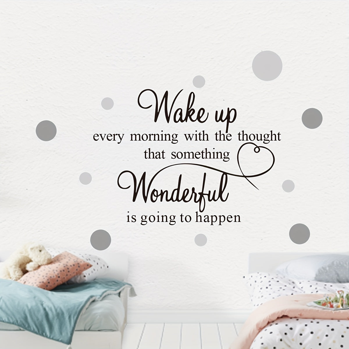 Inspirational Quote Wall Decal - Self-Adhesive & Removable PVC Sticker for Living Room, Bedroom, and Home Decor