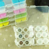 Qfdian Container Set Contact Lenses Case Travel Contact Lenses Partner 6 Pairs