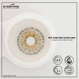 Qfdian NewYork Gogh Gray 14.2mm 1 Pair | 1 Year
