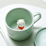 Qfdian Adorable Animal Surprise Mug