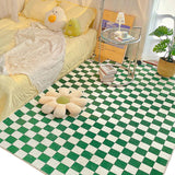 Qfdian Checkered Carpet