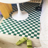 Qfdian Checkered Carpet