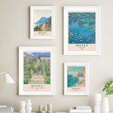 Qfdian Monet Scenery Art Canvas Posters