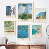 Qfdian Monet Scenery Art Canvas Posters