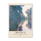 Qfdian Monet Scenery Art Canvas Posters