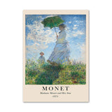Qfdian Monet Scenery Art Canvas Posters