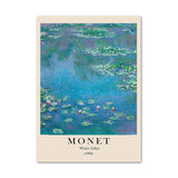 Qfdian Monet Scenery Art Canvas Posters
