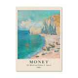 Qfdian Monet Scenery Art Canvas Posters