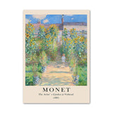 Qfdian Monet Scenery Art Canvas Posters