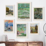 Qfdian Monet Impressionist Art Canvas Posters