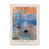 Qfdian Monet Impressionist Art Canvas Posters