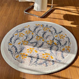 Qfdian Cottage Wildflowers Bedside Rug