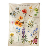 Qfdian Wildflowers Tapestry