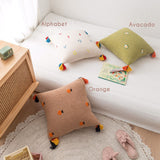 Qfdian Adorable Embroidered Kids Room Pillow