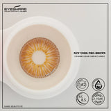 Qfdian NewYork Brown 14.2mm 1 Pair | 1 Year